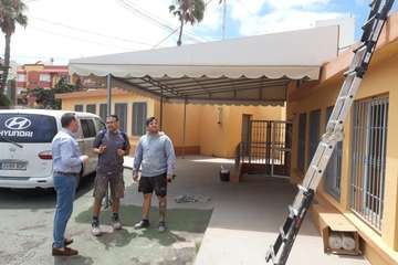 El Ayuntamiento dice que las obras del Centro de Alzhéimer van a buen ritmo (Foto TA)